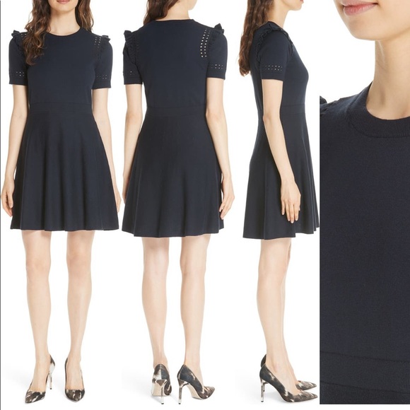 Kate Spade New York Cotton Cashmere Sweater Dress - Picture 4 of 6